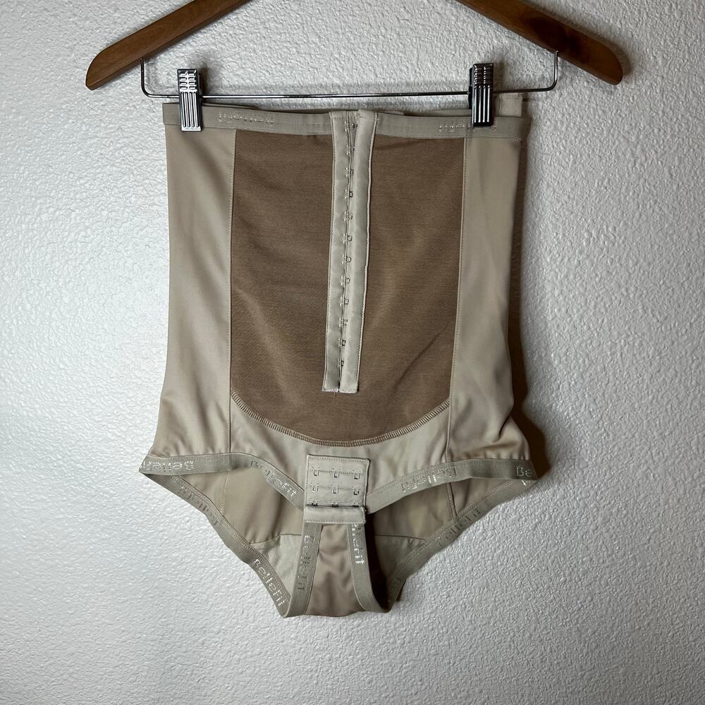 BelleFit Dual-Closure Corset Girdle Nude Postpartum High-Waist Shapewear MEDIUM